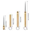 Portable Brass Toothpick: Multifunctional, Stainless Steel, Titanium Alloy, Creative Fruit Picker