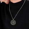 Collana con Pendente Luna Foresta Animale Viaggiatore nella Foresta Pendente Collana Stile Retrò Gioiello Regalo per Amanti della Natura