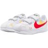 Nike Cortez Basic Sl Synthetic Leather Versatile Comfortable Low Top Kids Running Shoes Kids sneaker White Red IQ7669161