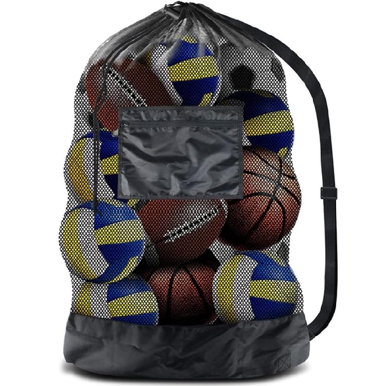 Mesh Fabric Net Bag Basketball Mesh Net Bag Football Mesh Bag Sports Ball Bags Sport Ball Carry Bag Team Balls Net Bags