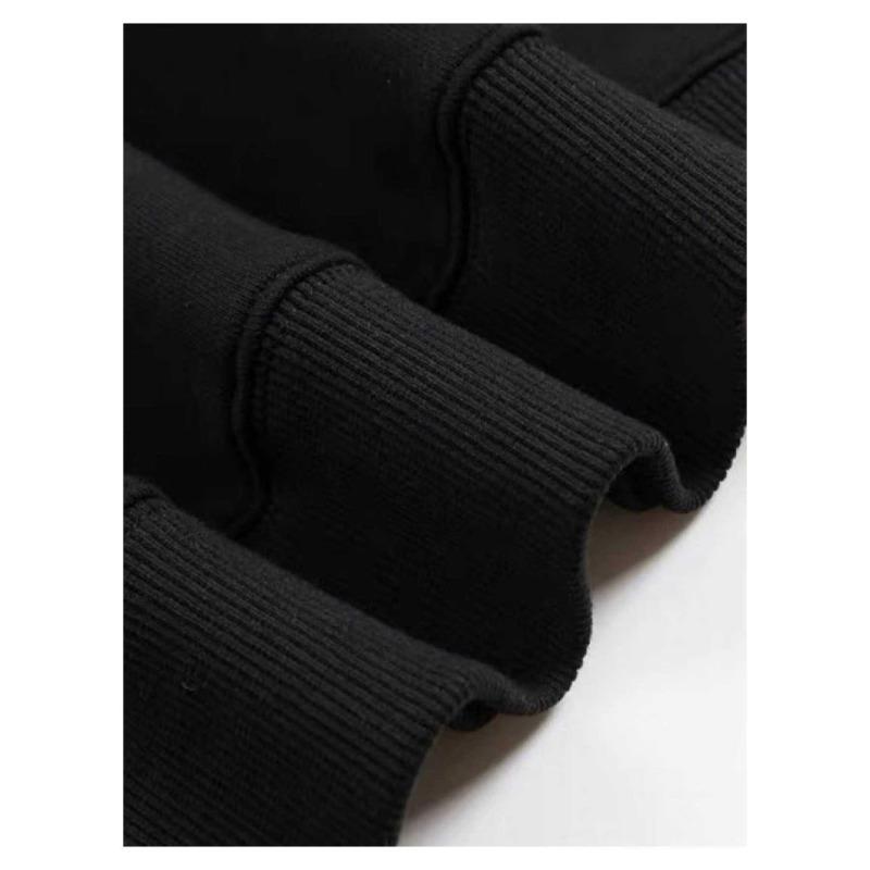 Daily Casual Men Multi-color Crew Neck Sweatshirt Double Star Minimal Print Street Trend Spring Autumn Loose Drop Shoulder Commute Travel Top
