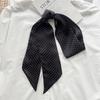 Casual Long Polka Dot Silk Scarf Versatile Tie Hair Bag Multi-Functional Streamer With Shirt Decoration Small Scarf