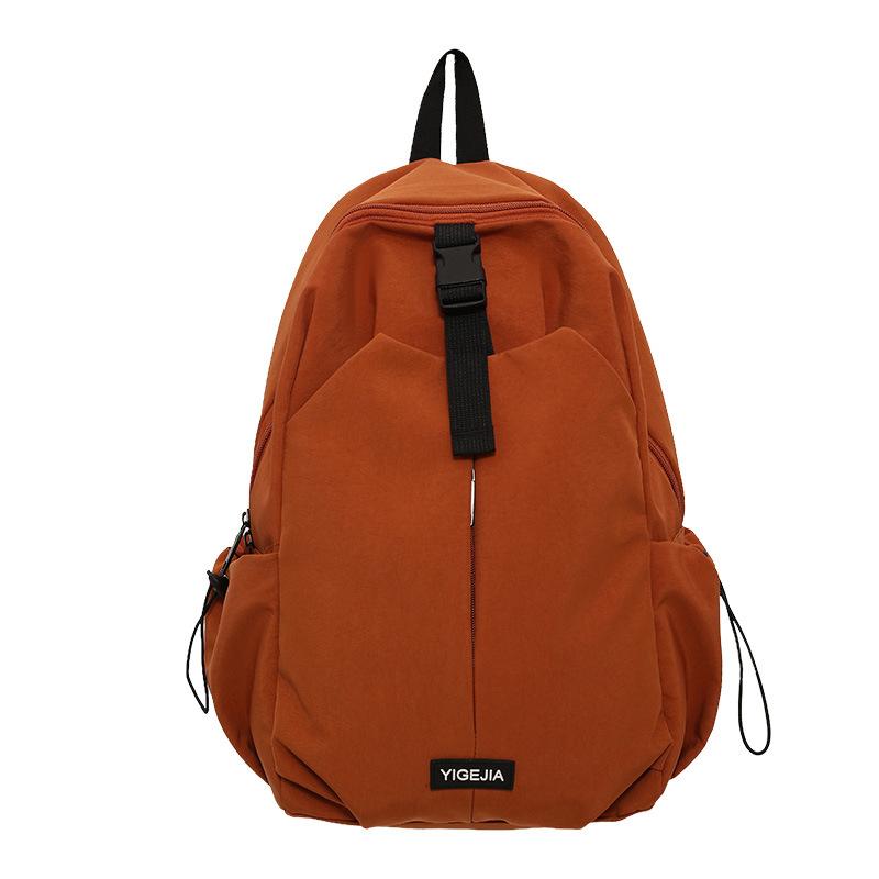 Schoolbag trendy brand backpack men's large-capacity simple fashion travel bag high school college student schoolbag women's leisure commuter backpack