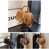 Fashionable Colorful Simple Handbag 2023 Autumn New Casual Small Square Bag All-match Single Shoulder Diagonal Bag Female