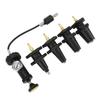 5PCS Cooling System Pressure Test Kit with Gauge Efficient High Accuracy Universal Fit for Automotive