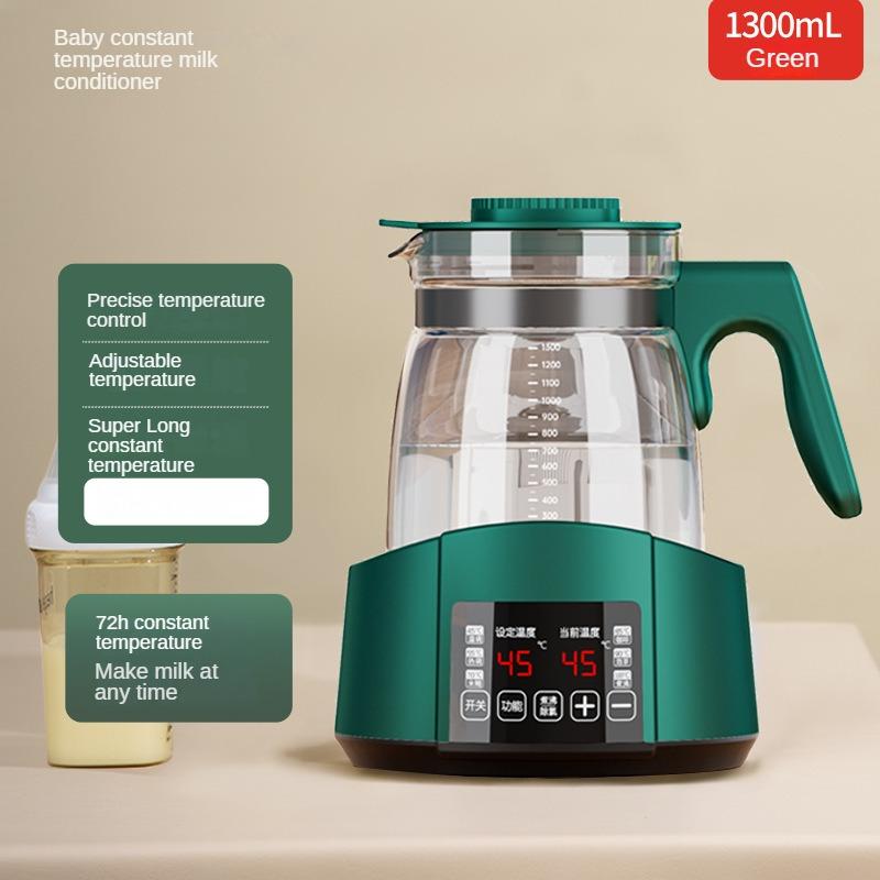 

1,2 л Дитячий термостатичний регулятор молока Чайник Гаряча вода Розумний ізоляційний горщик Автоматичний підігрів молока Тепле сухе молоко GL41 AU зелений