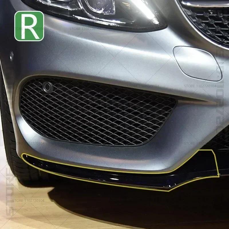 2015-2018 W205 עבור מרצדס-בנץ C300, C400, C450 AMG, C63 AMG שפתיים לבמפר קדמי פנל תחתון 2058851374 2058851474 2058851574 HZ9
