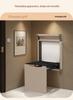 Ultra-Thin Japanese-Style Wall-Mounted Folding Stool for Multifunctional Use