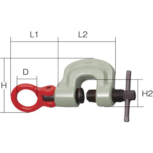 SUPERTOOL Screw Cam Clamp, Dual Use as a Lifting Clamp or Tensioning Jig (Swivel Type), PAT.P SUC0.5