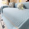 Summer cool ice silk sofa cover 2025 new high-end summer cool cushion non-slip leather sofa cover towel