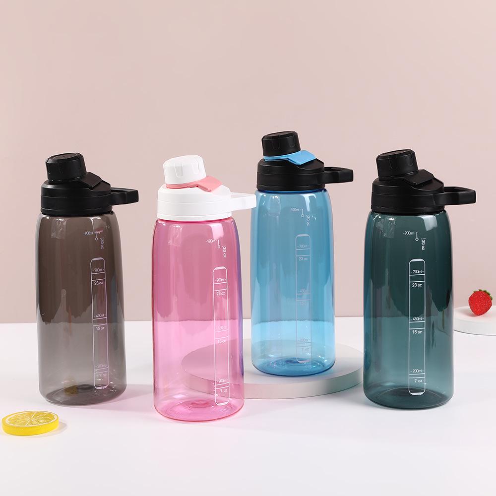 Tritan Large-Capacity Water Bottle: Portable & Customizable for Outdoor Sports & Fitness