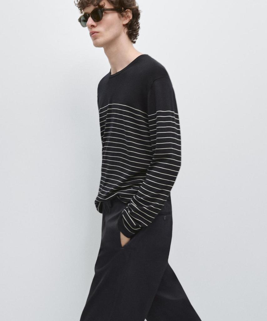 Masimodutti Barrel Fit Tailored Pants