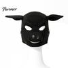 Breathable Cosplay Headpiece Piggy Head Mask, Adult Couple Role Play Mask for Party, Themed Event Accessories Funny Animal Full Face Halloween,