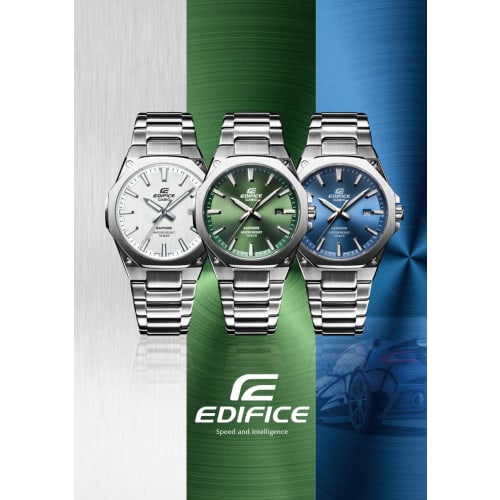 Casio Watch Edifice Sapphire Glass EFR-S108DJ-2AJF Men's Silver