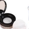 Leeres tragbares DIY-Make-up-Puderetui mit Puff, Spiegel, Netz, Löffel für die Freundin