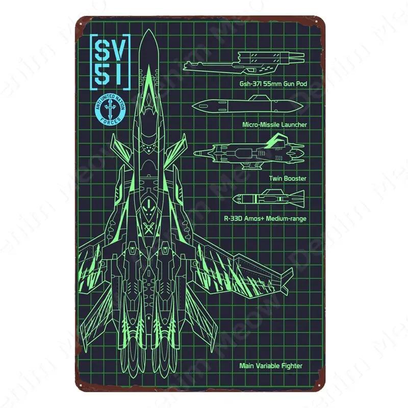 Segno di Latta Animazione Sci-Fi Robot Anime Vintage Film Cartone Animato Poster Man Cave Piastra Murale Segni Decor Shabby Garage Targhette in Latta