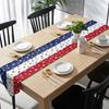 4th of July Table Runner Patriotic Table Decoration Stars And Stripes Table Runner for American Independence Day 250th Anniversary Party Memorial Day