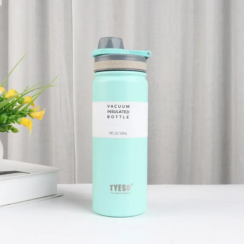 530/750ML Stainless Steel Insulation Thermos Cup Double Layer Vacuum Thermos Water Bottles Large Capacity Outdoor Sport Cups
