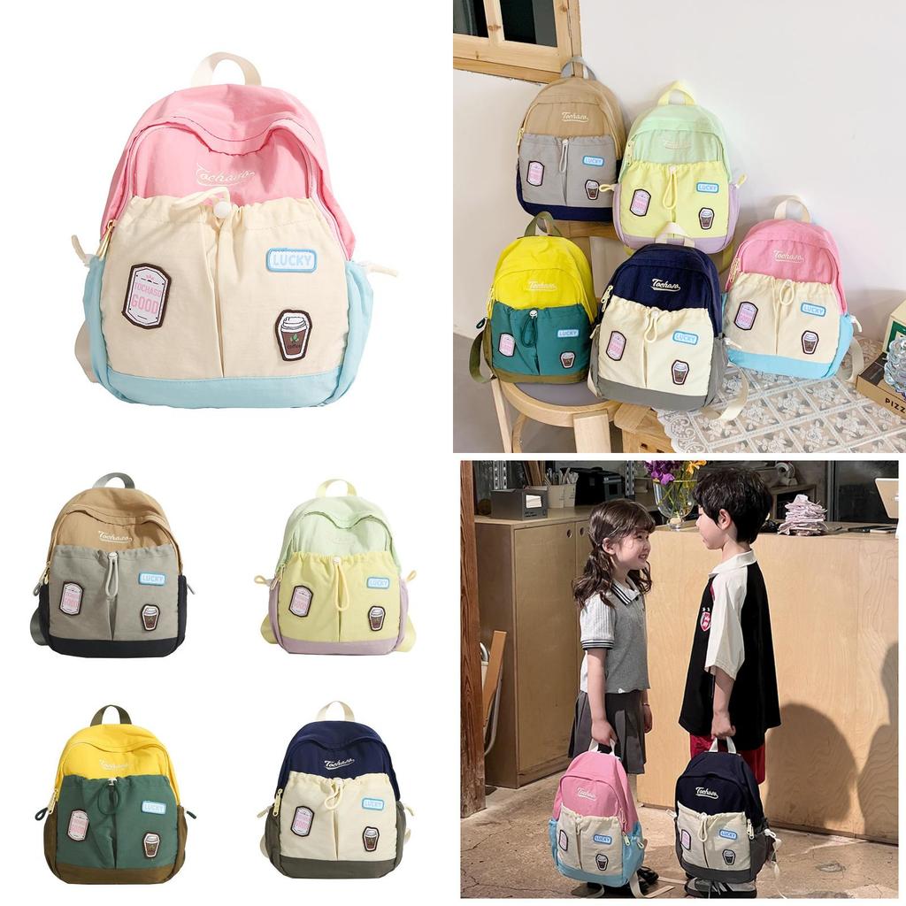 Kindergarten Backpack For Kids With Lightweight Nylon Fabric And Comfortable Back Support For School