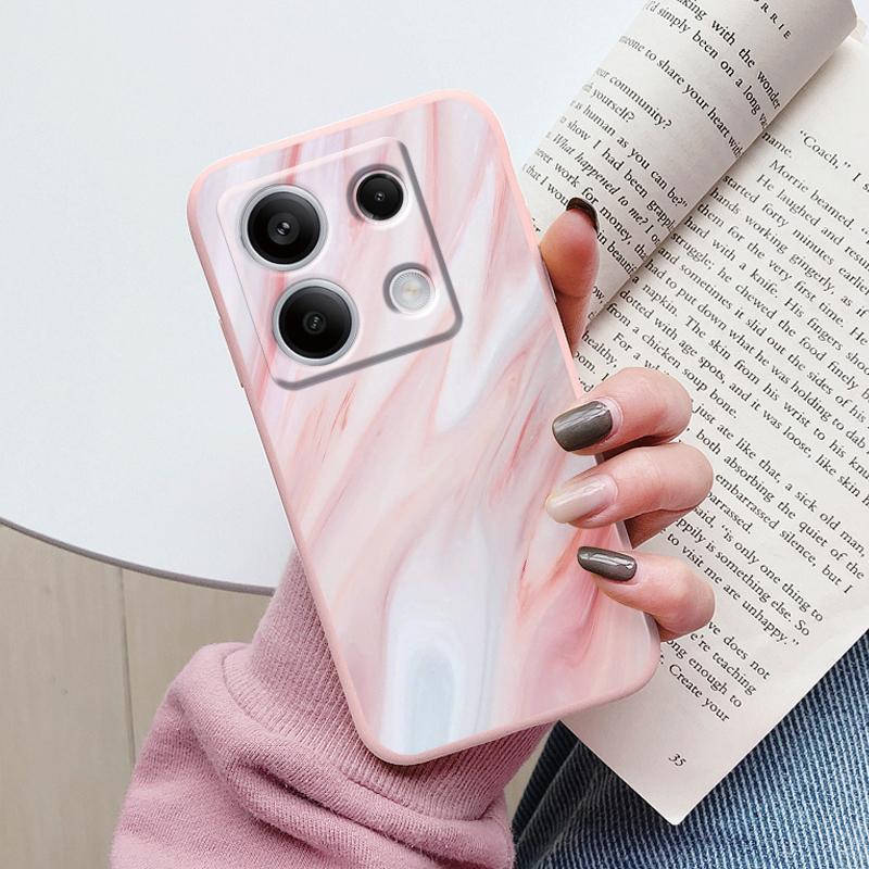 Luxury Case For Redmi Note 13 Pro 4G 5G Fundas Marble Fashion Pattern Soft TPU Protection Cover For Xiaomi Redmi Note14 Pro Capa