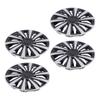 4 Stück 14 Zoll Radkappen Modischer Look Schützend Kratzfest Radkappenabdeckung für Fiesta