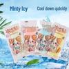 Søt tegneserie ispose for varmeavlastning - Gelkjøling for sommer, militær trening, mobil kjøling og studentbruk
