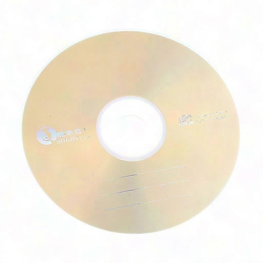 Lot de 50 CD-R vierges enregistrables - Vitesse élevée 52x sur broche | Capacité 700 Mo 80 min, Surface dorée | Excellent pour les solutions audio et de sauvegarde de données