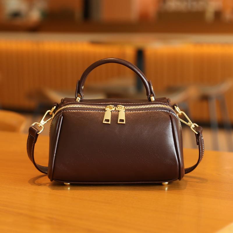 Retro ležérní taška Boston s polštářkem, nový trend pro ženy, všestranná jedno ramenná kabelka, crossbody taška, trendy