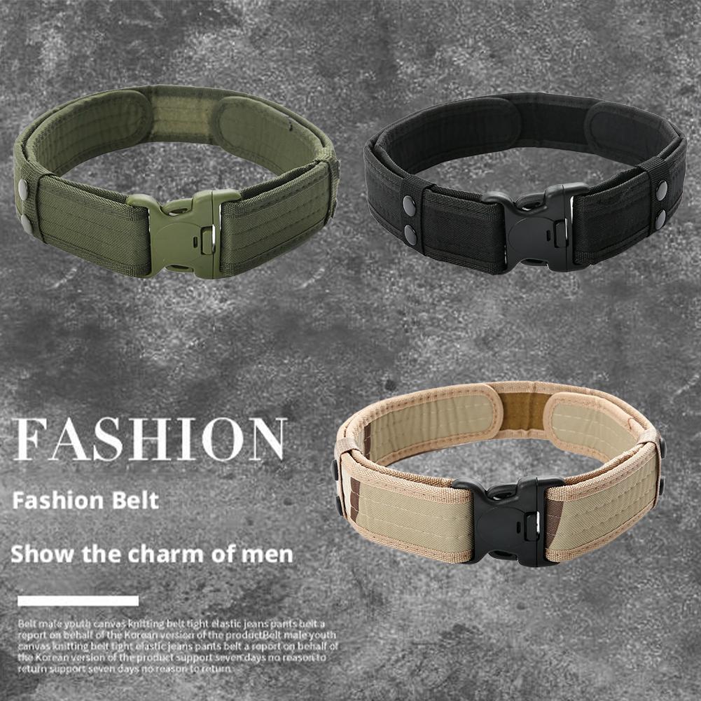 Quick Release Tactical Belt For Men Fashion Style Combat Belt For Outdoor Activities Fishing Multifunction Outdoor Waist Belt