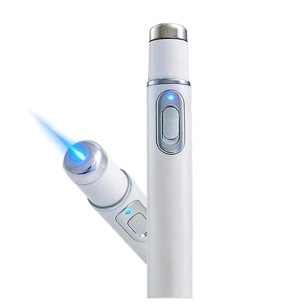 Blue Light Acne and Mole Removal Laser Pen - Non-Invasive Beauty Device for Spot Care
