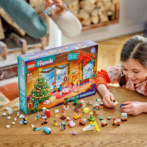LEGO Friends LEGO Friends Adventskalender 2024 Leker Present Bursdagsklosser Pedagogisk jul Jenter Gutter Barn 6 år 7 år 8 år