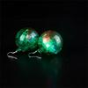 Colorful LED Earrings with Disco Balls Style Nightclub Earrings Plastic Texture Suitable for Party Wear and Clubbing Wear
