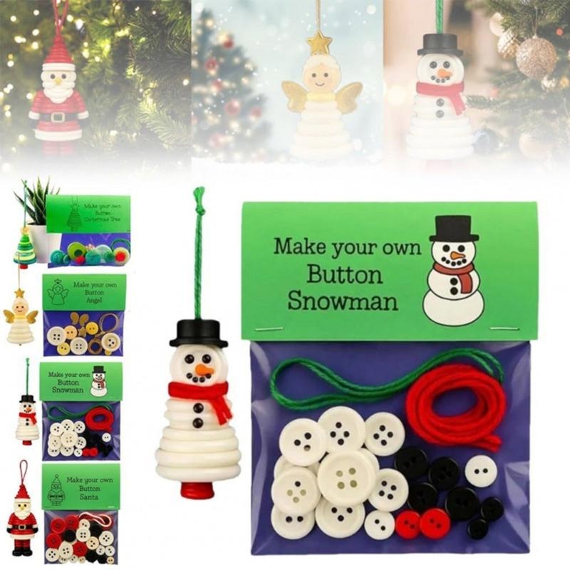 Complete Christmas Craft Set For Handmade Tree Decorations Family Classroom Activities All Materials Included