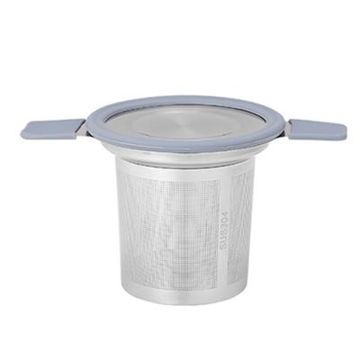 Dubbelhandtag Lösbladste Sila 304 Rostfritt Stål Teinfuser Med Bred Ergonomisk Design För Bryggning