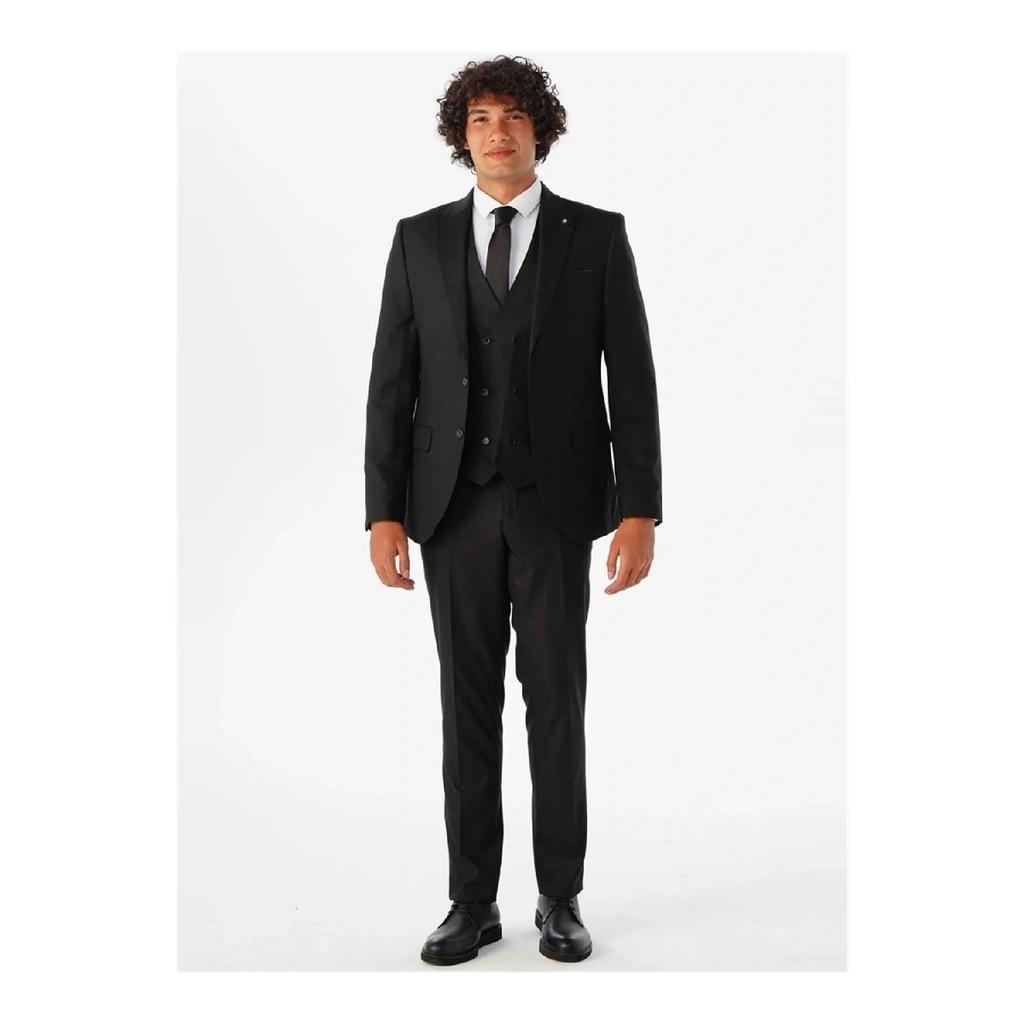 Slim Fit Suit With Vest
