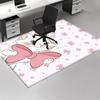 1pc, Pink Bowknot Heart Home Decor Rug - Cute Cat Design for Living Room, Bedroom, Office Carpet, Outdoor Mat, Gift IdeaP196