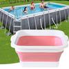 Foot Bath Tub Foot Bath Bucket 168 Massage Convex Points Foldable Anti-Slip Bucket Large Size For Hotel Car Cleaning Men