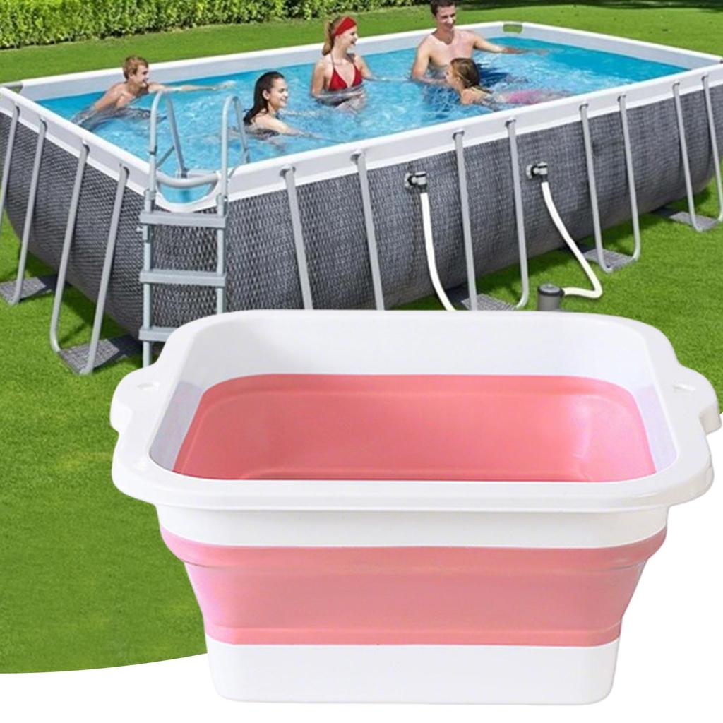 Foot Bath Tub Foot Bath Bucket 168 Massage Convex Points Foldable Anti-Slip Bucket Large Size For Hotel Car Cleaning Men