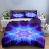 Glowing floral mandala pattern. Bedding sets Duvet cover sets Duvet covers Pillowcases(1 * Duvet Cover 2 * Pillowcases without duvet insert)