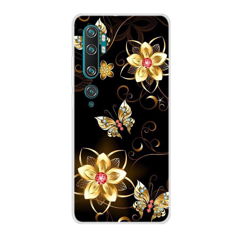 For Xiaomi Mi Note 10 Case Soft Silicone Back Cover Phone Case on For Xiaomi Redmi Note 10 Pro Coque For Xiomi Mi Note10 Pro