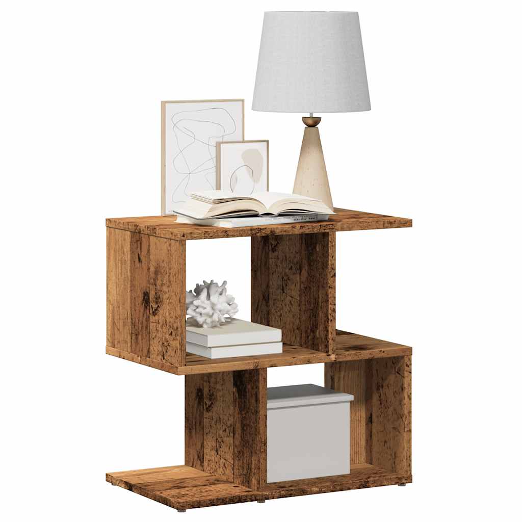 Nightstand with Vintage Wood Look 50 X 30 X 51.5 Cm Engineered Wood