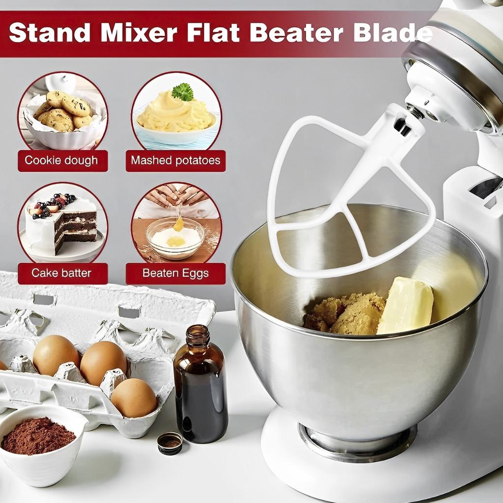 Flat Beater Aluminium Flat Beater Replacement Mixer Aid Attachment Parts Accessories Compatible K45 K45B Tilt-Head Stand Mixer