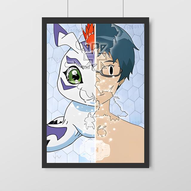 

Аниме Digimon холст плакат персонаж мультфильма современный дом настенная живопись печать фотографии Спальня Декор в гостиную росписи подарок 21cm×30cm NoFrame