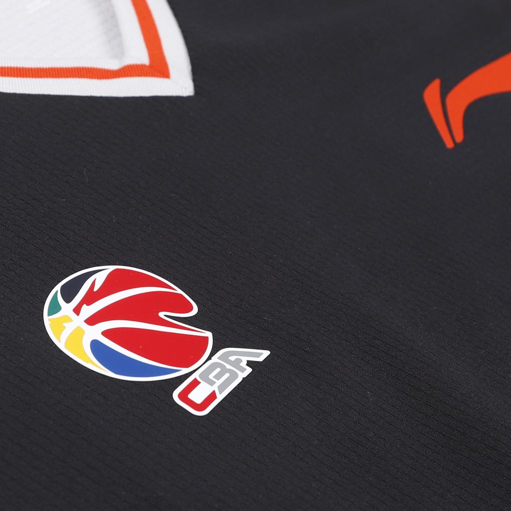 Li Ning Cba 25-26 Season Basketball Professional Referee Short Sleeve Quick Dry Sweat Absorbing Breathable Sports T-Shirt Unisex Tops ATSW525-1