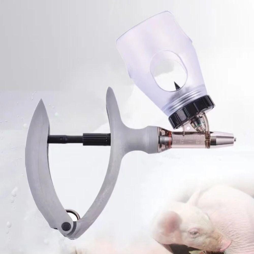 Insert Bottle/Tube Poultry Vaccine Injector 2/5ml Animal Syringe Sheep