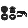 Belt Pulley Kit with 1.5in Width Cogged Belt PC2258 Replacement For   383 400 413 440 Engine