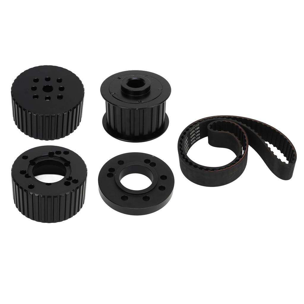 Belt Pulley Kit with 1.5in Width Cogged Belt PC2258 Replacement For 383 400 413 440 Engine