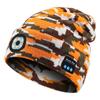 Luminous LED Headlamp Music Hat with Wireless Bluetooth Earphones for Night Running & Fishing