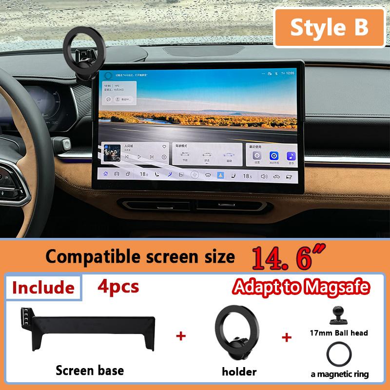 14.6" For Mazda 6e EZ-6 J90A 2024 2025 2026 Car Phone Holder Rotate GPS Navigation Screen Mobile Mount Bracket Stand Accessories