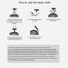 Car Tire Repair Tool Set Vacuum Tire Special Emergency Motorcycle Electric Vehicle Universal Rubber Strip Quick Tire Repair